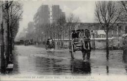 CPA PARIS Inondation Commerce Catastrophe Carte Ancienne Non Circulé - Inondations De 1910