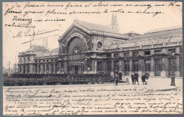 1625 - Ohne Porto - Alte Ansichtskarte - Charleroi - La Gare - Bahnhof Statie Station - Beschnitten !!!! - Sonstige & Ohne Zuordnung