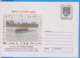 KAYAK CANOE ROWING ROMANIA  POSTAL STATIONERY 1999 - Kanu