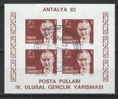 Türkei Mi Bl. 22B O - Blocks & Sheetlets