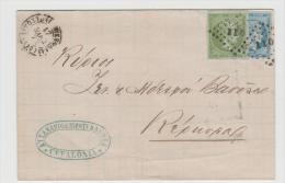 Gr-H013 /  GRIECHENLAND - Cefalonia 1872 Mit 5 Und 20 Lepta - Briefe U. Dokumente