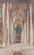 The Cathedral Of Saint John The Divine New York The Nave Looking West New York City New York Albertype Handcolored - Chiese