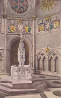 The Cathedral Of Saint John The Divine New York The Baptistry New York City New York Albertype Handcolored - Chiese