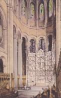 The Cathedral Of Saint John The Divine New York The Completed Sanctuary New York City New York Albertype Handcolored - Kirchen