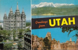 Greetings From UTAH, Multi View, Unused Postcard [16774] - Other & Unclassified