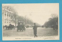 CPA Animée PARIS VECU - Aux Champs Elysées - Champs-Elysées