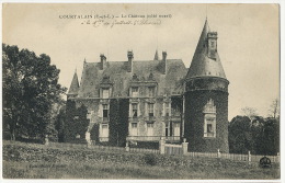 Courtalain Le Chateau Coté Ouest à La Marquise De Gontaut St Blancard - Courtalain