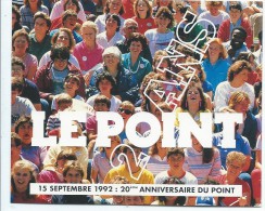 Calendrier De Poche/Journal / Le POINT//Paris/1992      CAL283 - Formato Piccolo : 1991-00