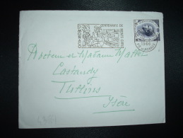 LETTRE TP RAINIER III 0,30 OBL.MEC.4-7-1966 MONTE CARLO + CENTENAIRE DE MONTE CARLO - Brieven En Documenten