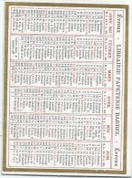 Calendrier De Poche/Librairie Papeterie BARDEL/Evreux/Eure/1907      CAL275 - Kleinformat : 1901-20