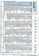 Calendrier De Poche/LANDESBANK/Autriche/1994      CAL286 - Kleinformat : 1991-00