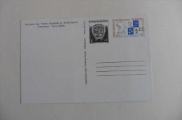 T.A.A.F :Entier Postal  N° 2-CP Neuf - Postwaardestukken