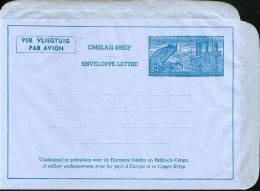 P146-1 - Entier Postal - Enveloppe Lettre Par Avion - Aérogramme 1 - Timbre 3.15 Fr Bleu Métalurgie Sur Papier Bleu - De - Luchtpostbladen