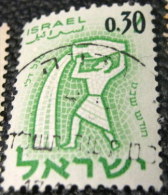 Israel 1962 Signs Of The Zodiac Aquarius Overprint £0.30 - Used - Neufs (sans Tabs)