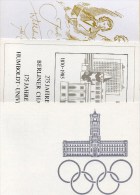 ETB 1-3/1985 Olympisches Komitee DDR 2949,2980/1,2987/2 O 30€ Humboldt Uni,Grimms Märchen Hb M/s Document Bf GDR Germany - 1e Jour – FDC (feuillets)