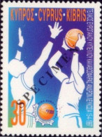 SPORTS-BASKETBALL-FIBA EURO CUP FINAL-SPECIMEN-CYPRUS-1997-MNH-B9-22 - Basketball