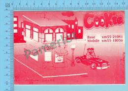 QSL -Ville-Vanier  Quebec Canada  -  Base & Mobile Cookie -  CPM 2 Scans - CB