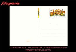 EUROPA. ALEMANIA. ENTEROS POSTALES. TARJETA ENTERO POSTAL 2003. MILENARIO DE LA CIUDAD DE KRONACH - Cartes Postales - Neuves