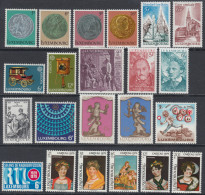 Luxembourg 1979 Complete Year Set Of 22 Stamps. Mi 981-1002 MNH - Années Complètes