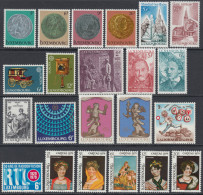 Luxembourg 1979 Complete Year Set Of 22 Stamps. Mi 981-1002 MNH - Ganze Jahrgänge