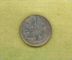 LEOPOLD II - 1 Francs 1909 FR TH. VINCOTTE - 1 Franc