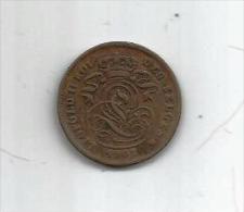 LEOPOLD II -2 Centimes 1902 FR - 2 Centimes