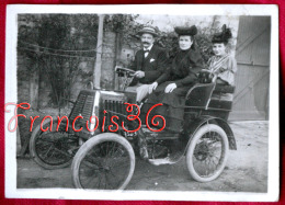 Aurillac - Automobile Voiture RENAULT Type C 1900 Tonneau - Dos Carte Postale Vierge - Old Vintage Car - Passenger Cars