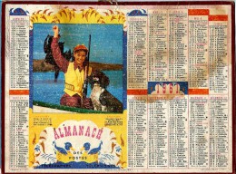 ALMANACH DES P.T.T 1961  -   ** LEQUEL EST LE PLUS FIER  **    -  Calendrier * OLLER * Série 1 - Grossformat : 1971-80