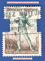 VARIÉTÉS 1953 N° 957 FIGARO PHOSPHORESCENTE OBLITÉRÉ - Used Stamps