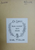 Ex-libris SUEDE - Karl MÖLLER - Bookplates