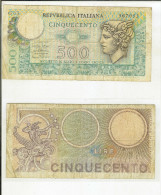 500 Lire Mercurio 14/02/1974 - 500 Lire