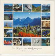 ST. GILGEN Am Wolfgangsee, Panorama, Mehrbildkarte, Spezialformat 15 X 15 Cm - St. Gilgen