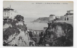 MONACO - N° 512 - LE RAVIN DE SAINTE DEVOLTE AVEC HOTELS - CPA NON VOYAGEE - Hoteles