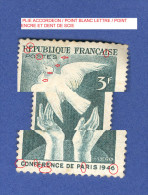 VARIÉTÉS 1946 N° 761  CONFÉRENCE DE PARIS  NEUF * GOMME - Nuevos