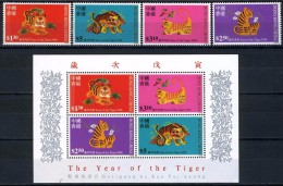 1998 -  HONG KONG / CINA - Catg. Mi. 834/837 + Block 57 - NH - (D11032016......) - Neufs