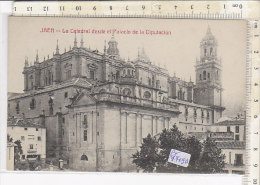 PO4709D# SPAGNA - JAEN - CATEDRAL DESDE EL PALACIO DE LA DISPUTACION Ed.Hauser Y Menet  No VG - Jaén