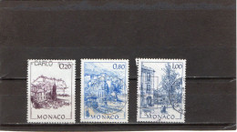 MONACO    1991  Y.T. N° 1762 à 1767  Incomplet  Oblitéré  1762  1766 1767 - Used Stamps