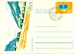 LIECHTENSTEIN. Entier Postal Avec Oblitération De 1976. Triesenberg. - Ganzsachen