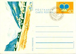 LIECHTENSTEIN. Entier Postal Avec Oblitération De 1976. Triesenberg. - Postwaardestukken