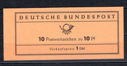 8318 Deutschland Germany MH 7 B Ohne Heftchenblatt Nur Deckel, Re Geschlossen - 1951-1970