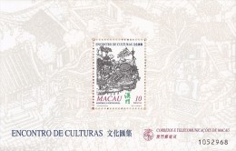 B)1999 MACAU, CULTURES MEETING, OLD TOWN, LADDERS,  TREES, SOUVENIR MNH - Unused Stamps