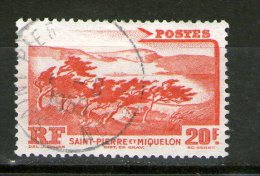 SAINT-PIERRE ET MIQUELON 1947 MONTAGNE  YVERT  N°342 OBLITERE - Usati