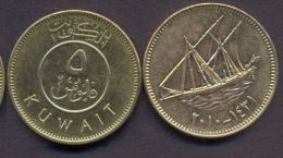 Kuwait - 5 Fils  2010 - 1431 UNC -- Ship - Koweït