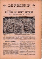 LE PELERIN 9 Juillet 1899, Le Général Gallifet, Rennes, ND De Salut, L'expo Et "l'automobilisme" Aux Tuileries... - Magazines - Before 1900