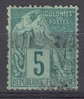 Colonies General Issues 1881 Yvert#49 Used - Alphee Dubois