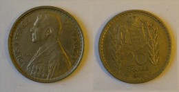 Pièce De Monnaie Monaco 20 Francs 1947 - Louis II - Cupro Nickel - 1922-1949 Louis II
