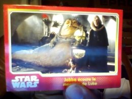 Carte Star Wars Topps Numéro 100 Jabba Ecoute Le Message De Luke - Star Wars