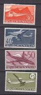 Q2568 - LIECHTENSTEIN AERIENNE Yv N°34/37 ** - Luftpost