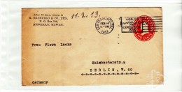 USA ETATS UNIS ALLEMAGNE - SAN FRANCISCO BERLIN - 1913 - OBL WORLD S PANAMA PACIFIC EXPOSITION - ENTIER POSTAL 2 CENTS - Marcofilia