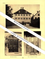 Photographien / Ansichten , 1937 , Thal SG , Haus Tobler , Stauffacher , Trüeterhof , Prospekt , Fotos , Architektur !!! - Thal